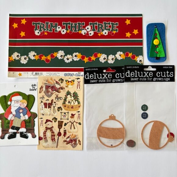 Christmas Scrapbook Crafting Junk Journaling Stickers Diecuts Embellishments - Picture 4 of 12